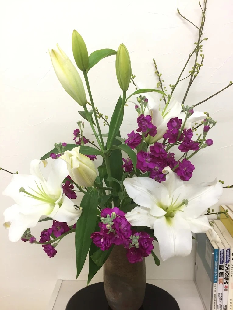 院内の花